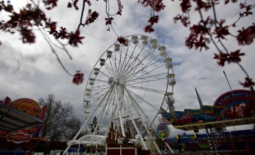 В кадър: Най-голямото Виенско колело в София