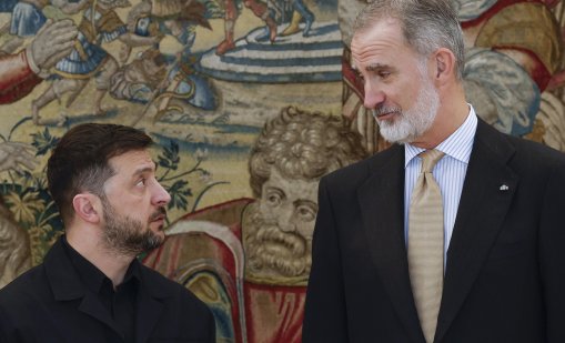 Зеленски се диви на прочутата картина на Пикасо "Герника"