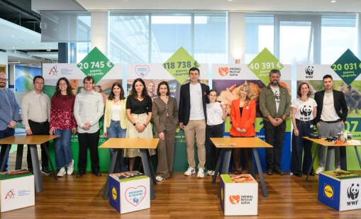Близо 200 000 евро за 4 каузи дариха клиентите на Lidl чрез автоматите за обратно приемане на опаковки