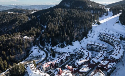 Снежната покривка в Пампорово достигна 10 см