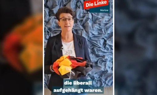Новият свят: Лява депутатка сваля германски знамена от къщи, пропагандирали фашизъм