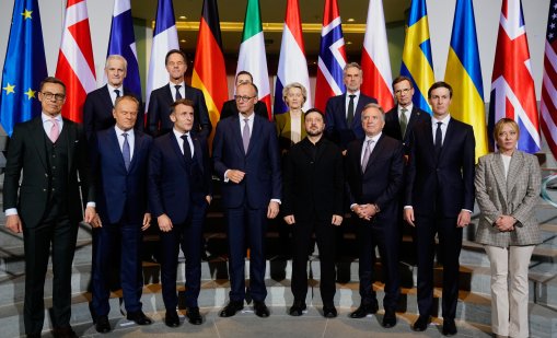 Европейски лидери предлагат многонационални сили като гаранция за сигурността на Украйна