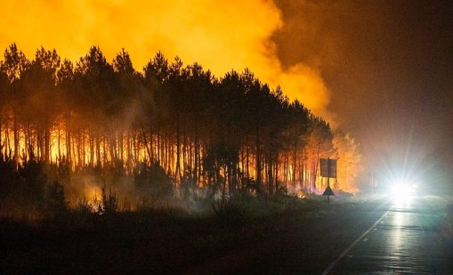 За пожара във Франция от първо лице: Въздухът миришеше на смърт СНИМКИ