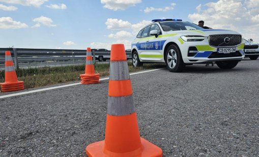 Тежка катастрофа между кола и мотоциклет в Лясковец