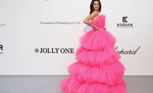 Кендъл Дженър блесна с топлес снимки