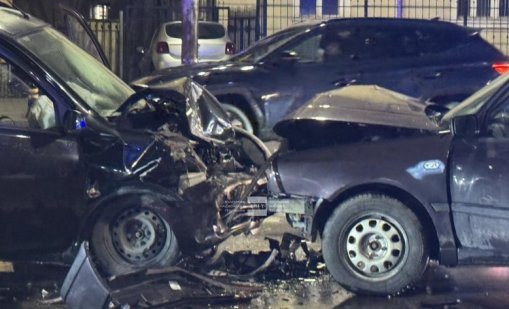 Тежка катастрофа на "Орлов мост" в София, двама души са пострадали