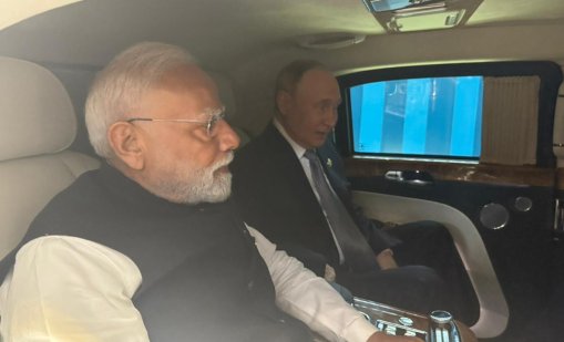 Моди и Путин разговаряха 50 минути в лимузината на руския лидер