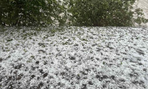 Градушка с размери на лешник падна южно от Стара Загора