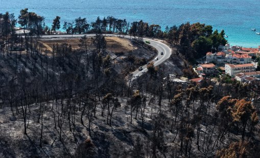 Червен код за пожари на Йонийските острови