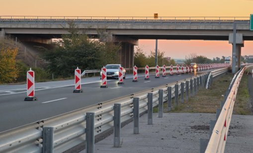 Ремонт на магистрала "Тракия" край Стара Загора