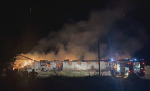 Изгоря кравеферма край Казанлък, загинаха над 15 животни