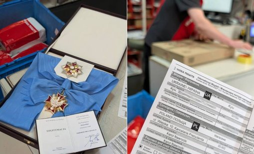 Зеленски изпрати по пощата до Варшава отнетия полски медал