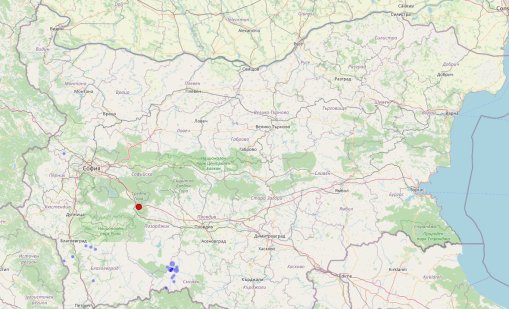 Регистрирано е земетресение край Симитли