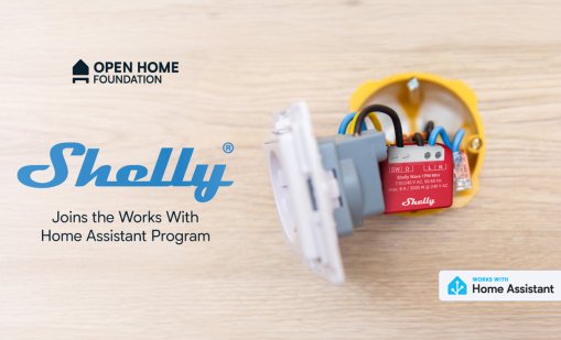 Пет устройства Shelly Z-Wave бяха официално сертифицирани като "Works with Home Assistant"