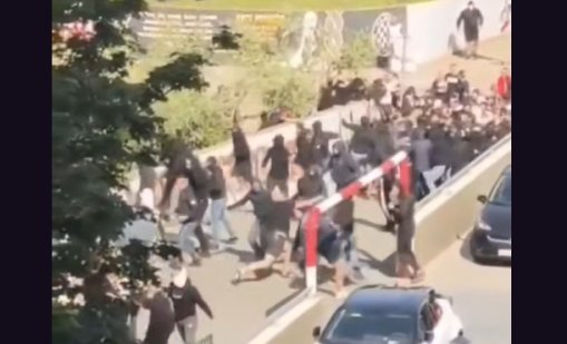 Масов бой между ултраси на Хайдук и Динамо Загреб, 180 души са арестувани