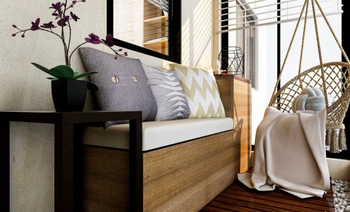 Красив декор за малки тераси и балкони - 8 идеи