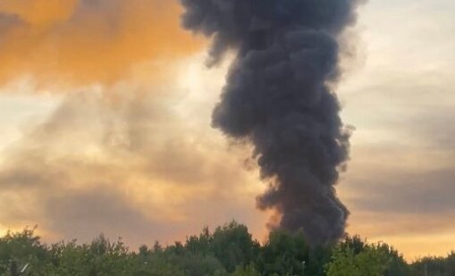 Пожари бушуват край Москва след атаките с украински дронове ВИДЕО
