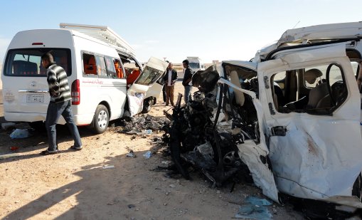 18 души загинаха при пътна катастрофа в Египет