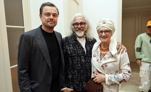 Мащехата и бащата на Лео ди Каприо откраднаха шоуто с рядка поява