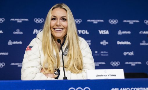 Линдзи Вон се завърна в залата за тренировки след тежкото падане на Олимпиадата