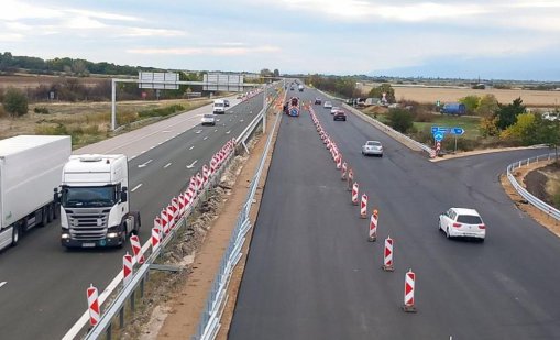 Ремонти затварят ленти на магистралите „Тракия“ и „Струма“