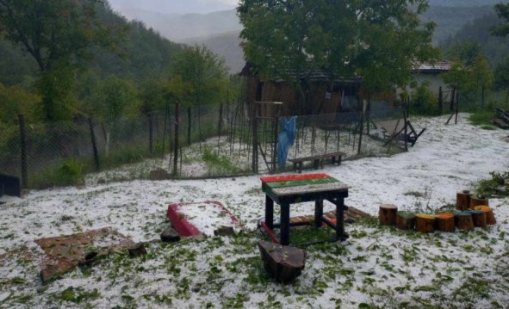 Едра градушка се изсипа в няколко севлиевски села