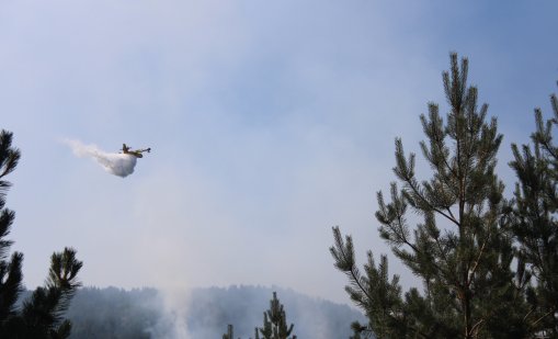 Пет гръцки острова с предупреждение за висок риск от горски пожари