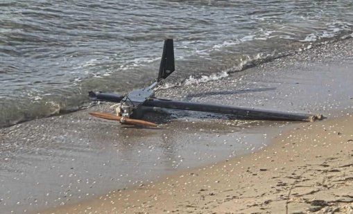 Дрон изплува на южния плаж в Несебър