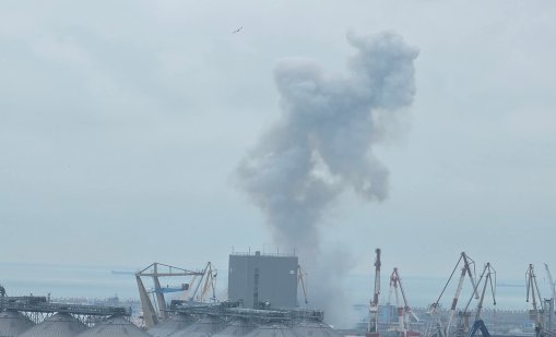 Украински морски дрон експлодира на пристанище Констанца ВИДЕО