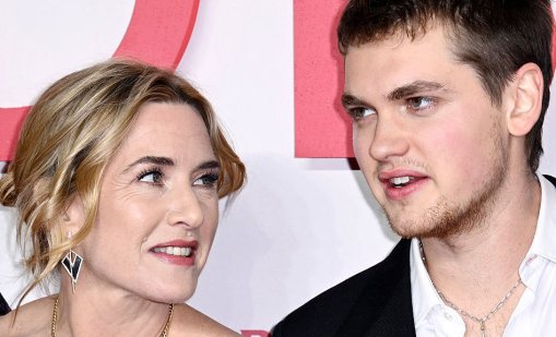 Кейт Уинслет дойде с красив млад кавалер на червения килим