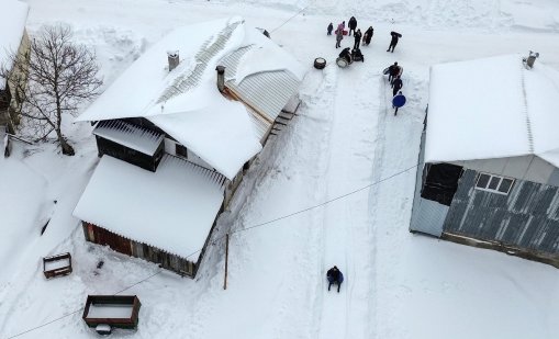До два метра сняг на места в Турция