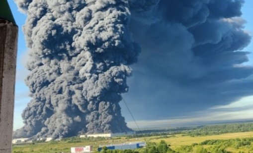 Украйна взриви петролно хранилище на 50 км от Кремъл ВИДЕО