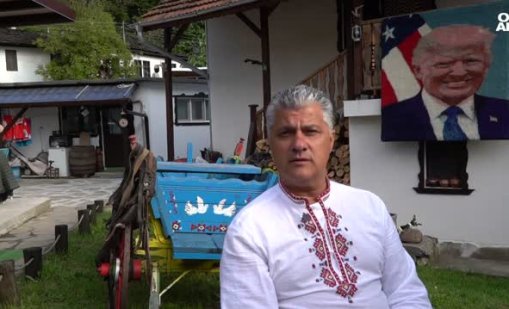 Българинът Галин Томов изтъка портрет на Тръмп, ще му го подари
