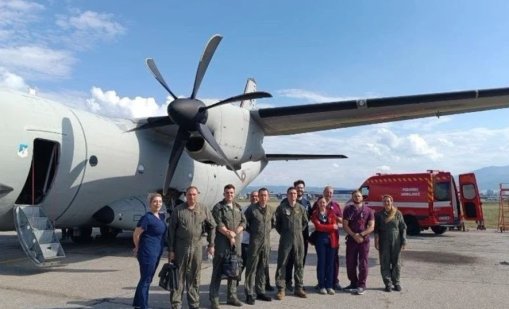 Три деца отлетяха спешно със спартана за трансплантации