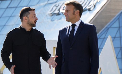 Зеленски провел “съдържателен” разговор с Еманюел Макрон