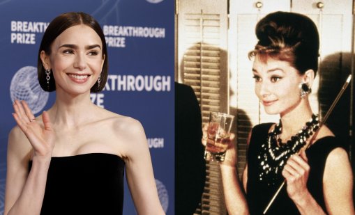 Лили Колинс ще възкреси Одри Хепбърн във филм, посветен на "Закуска в Тифани"