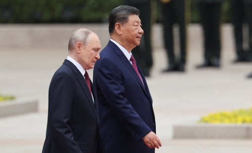 Си посрещна Путин в Голямата зала на народа в Пекин