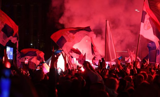 Най-малко 7 арестувани на протестите в Белград 