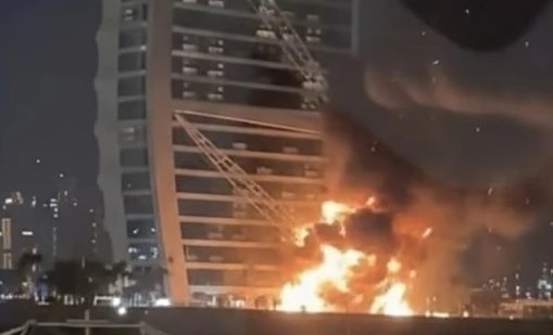 Пожар след атака с дрон на международното летището в Дубай