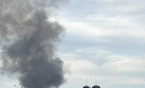 Пожар гори в хотел в Слънчев бряг