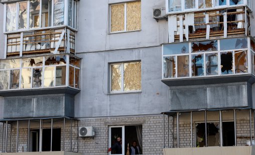 Експлозии разтресоха Киев, руски дронове атакуваха сутринта в час пик