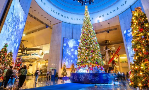 Българска коледна елха в изложба в Музея на науката и индустрията в Чикаго