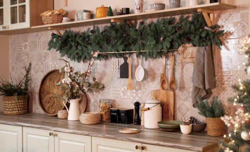 10 идеи за коледен декор на кухнята