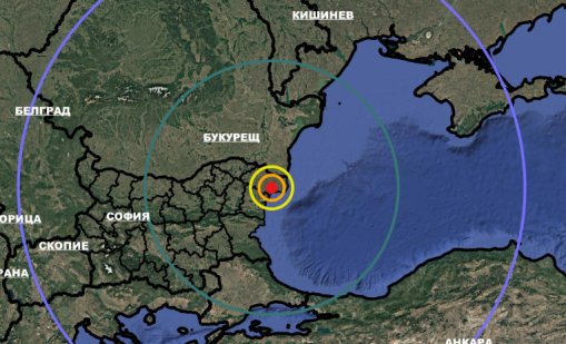 Земетресение 3,5 по Рихтер край Балчик тази сутрин