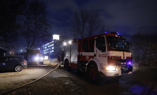 Пожар пламна в заведение в Благоевград