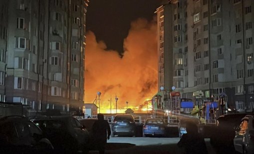 Мощна въздушна атака на Киев часове след изтичането на примирието