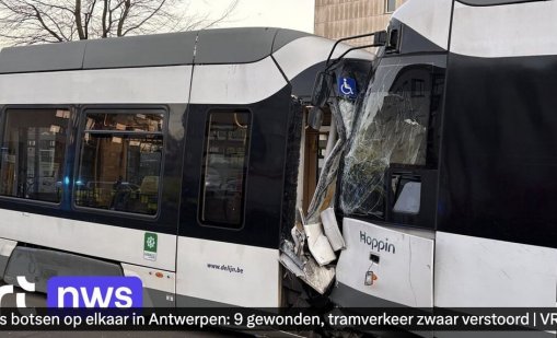 Два трамвая се удариха в Антверпен, има ранени