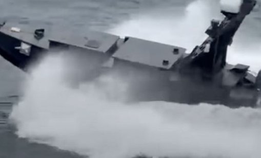 Вижте дрона, ударил контейнеровоза край Калиакра ВИДЕО
