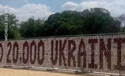 Плюшени мечета във Вашингтон насочват вниманието към изчезналите украински деца ВИДЕО