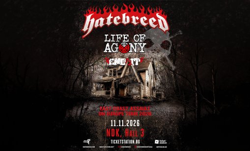 Hatebreed, Life of Agony и End It на една сцена в София